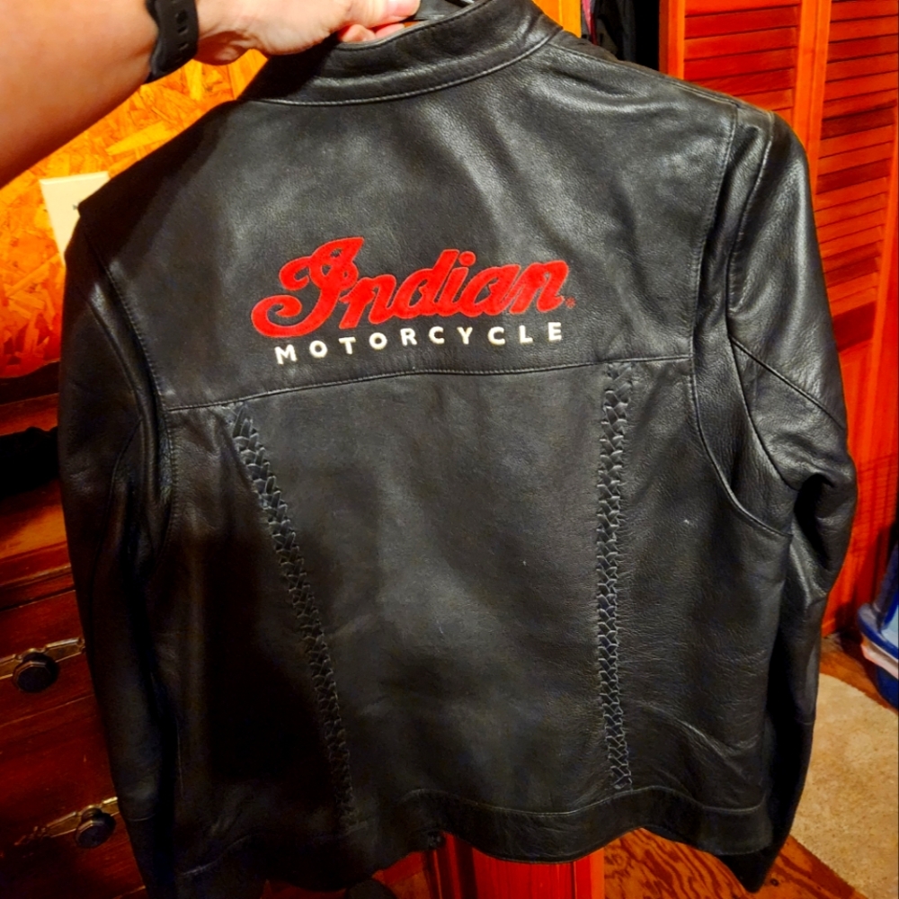Indian motorcycle leather jacket